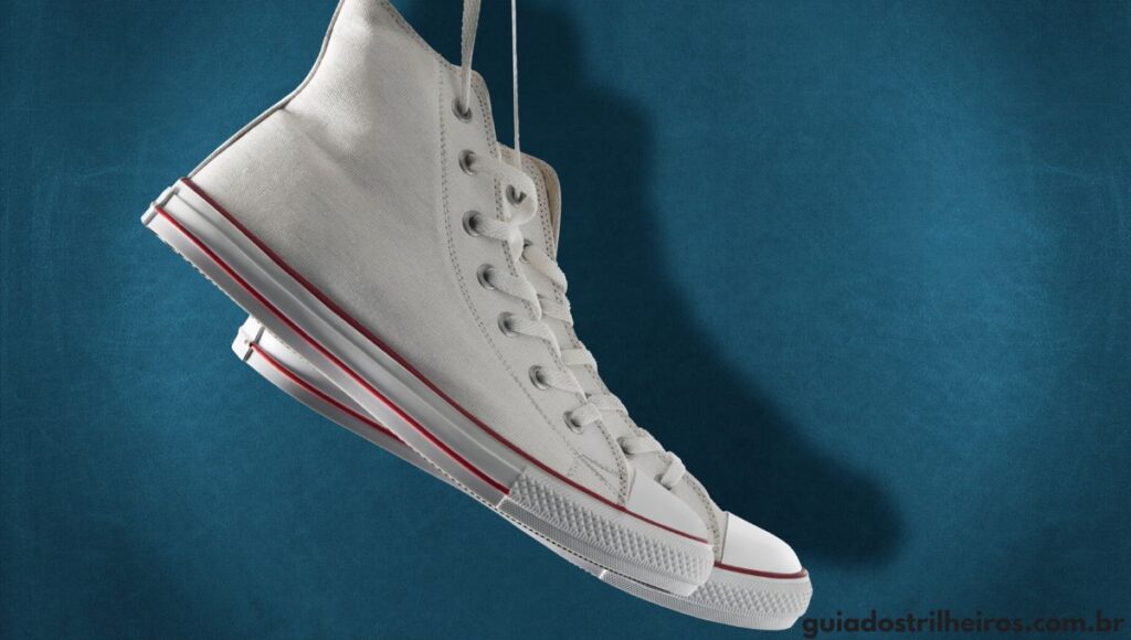 como limpar tênis branco de tecido