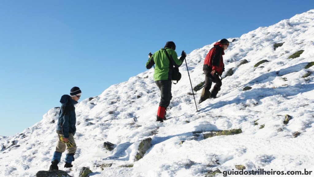 como se vetir na neve