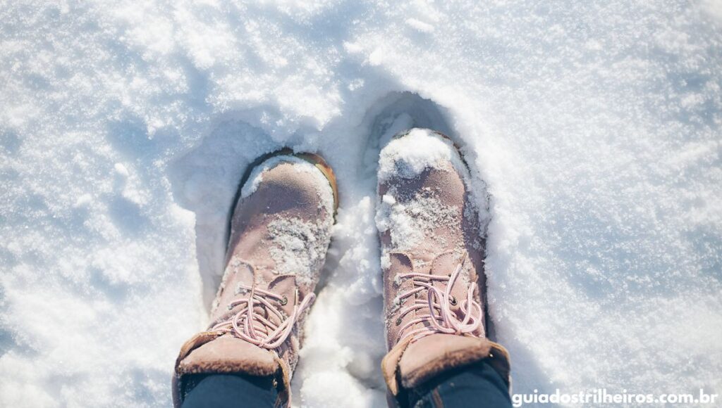 como se vetir na neve