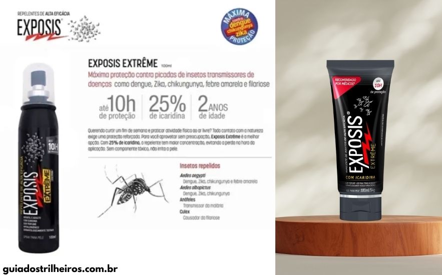 Repelente Exposis é bom