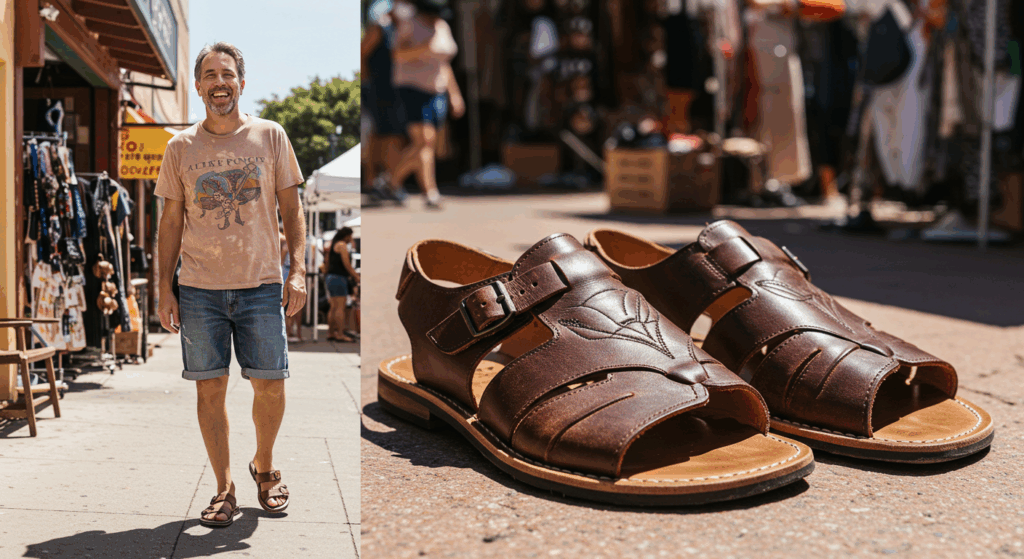 melhor sandália ortopedica masculina