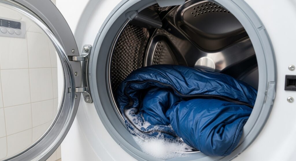 Como Lavar um Saco de Dormir 2