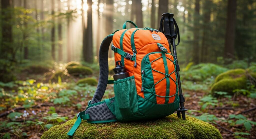 mochila de trilha para cachoeira