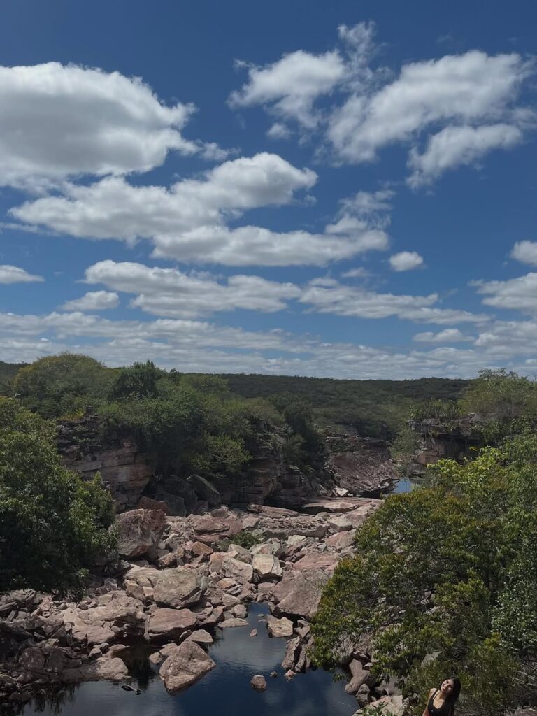 trilha da cachoeira do buracão