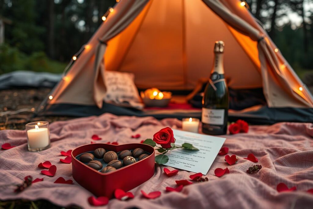 Acampamento Romântico com surpresa especial para o Dia dos Namorados