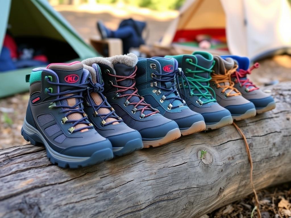 Botas de trilha infantis para acampamento para crianças