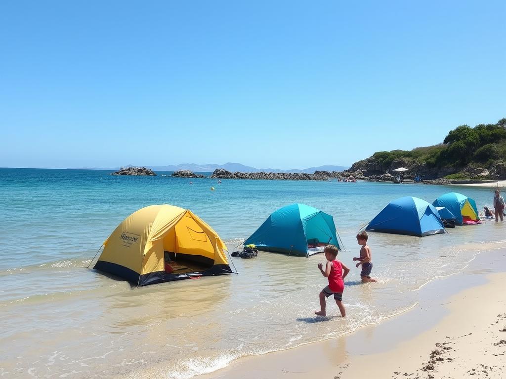 Camping Ilha do Araújo em acampamento para crianças