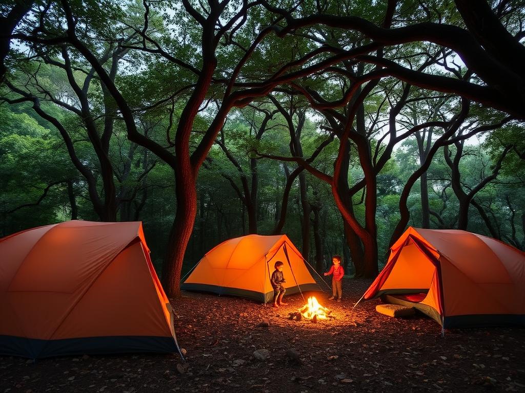 Camping Serra da Cantareira em acampamento para crianças