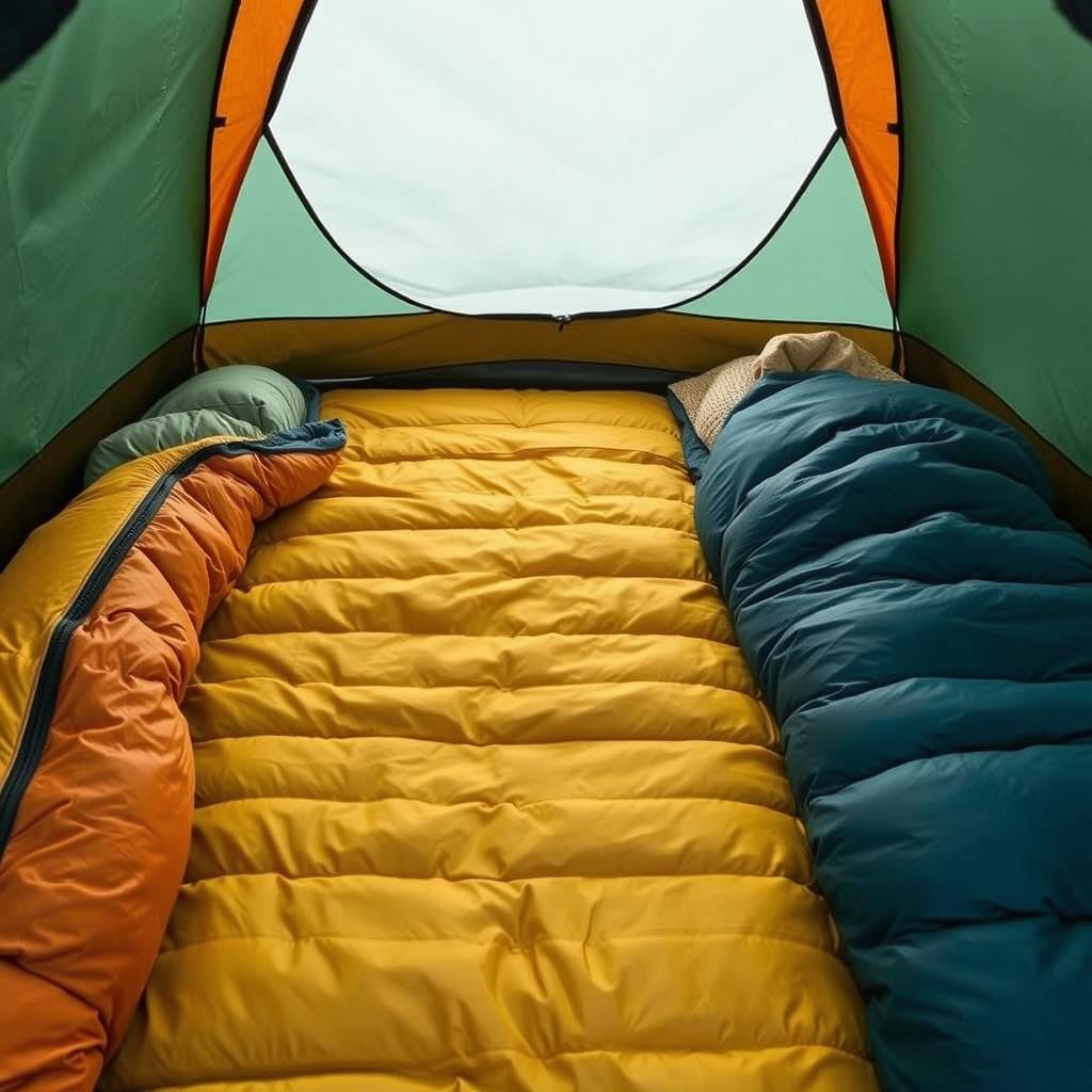 Isolamento térmico em acampamento para crianças