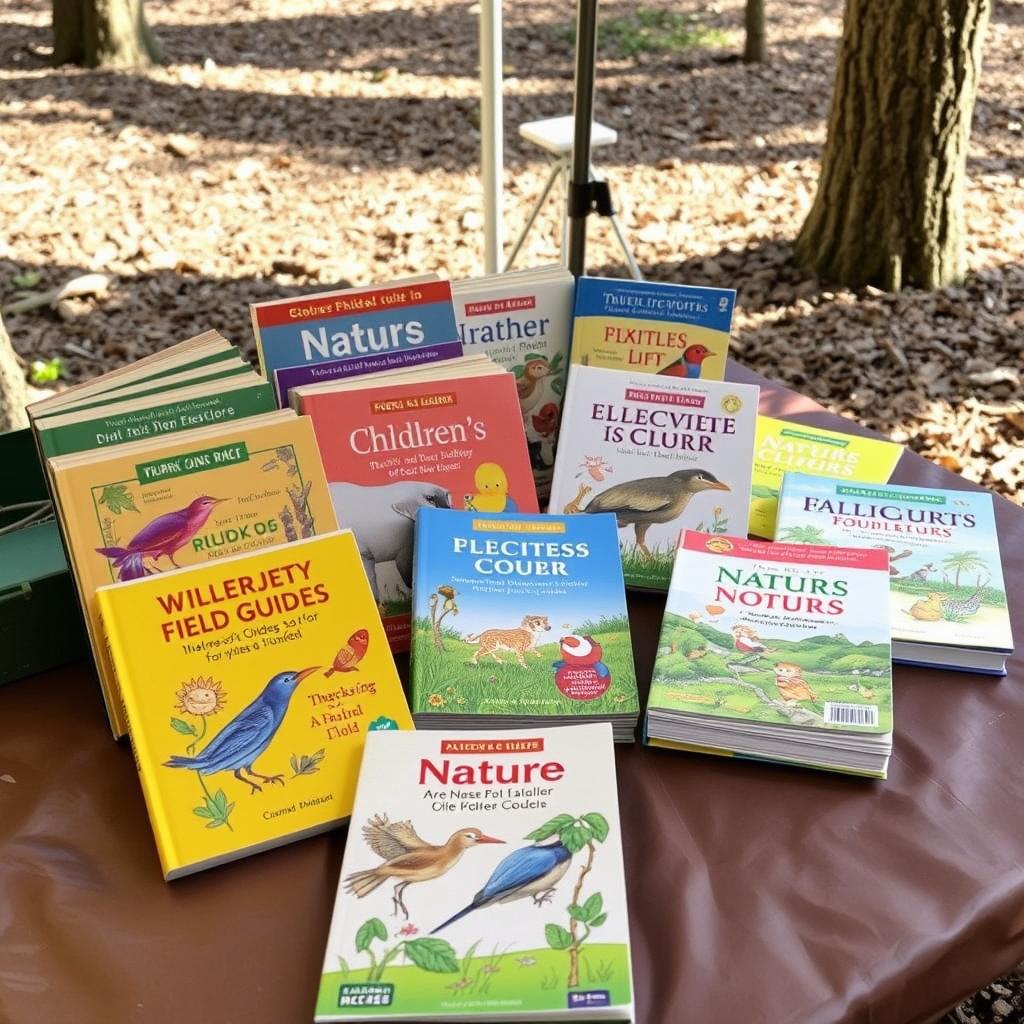 Livros de identificação para acampamento para crianças