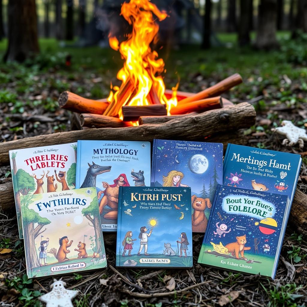 Livros de mitos para acampamento para crianças