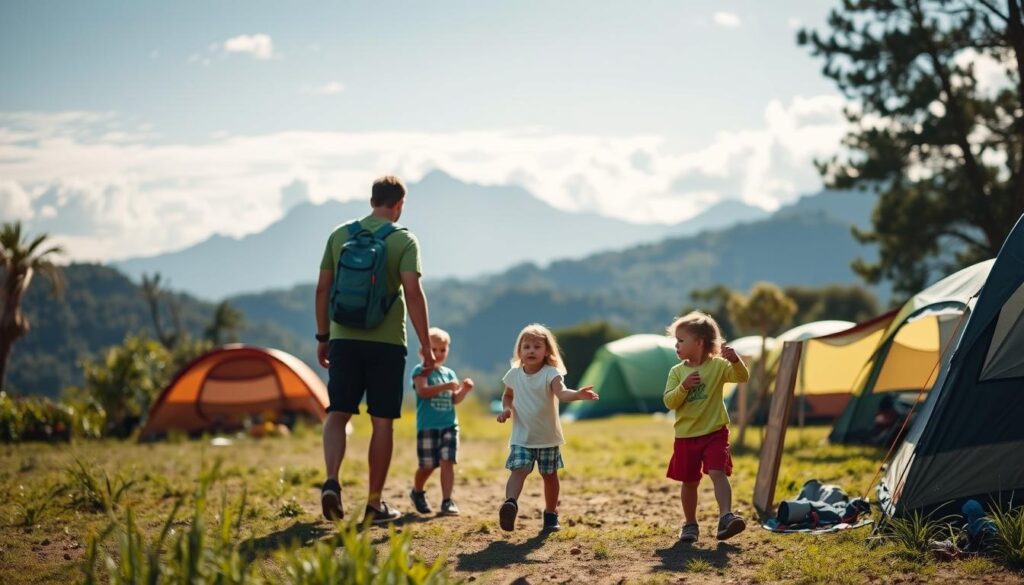 Parque Nacional do Itatiaia em acampamento para crianças