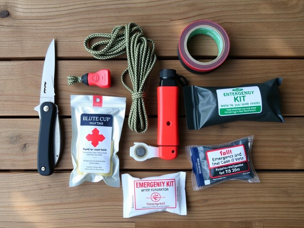 equipamentos de segurança para lista de itens para acampamento