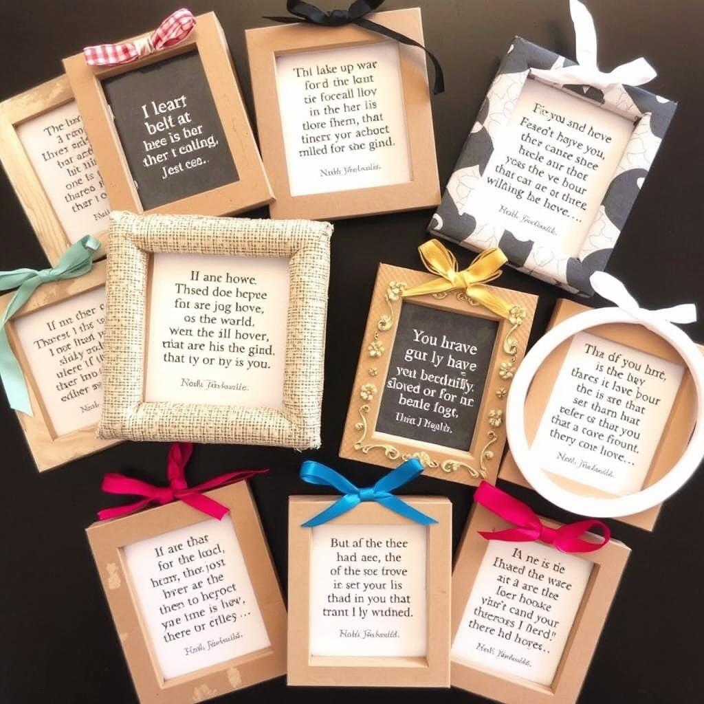 lembrancinhas para acampamento de igreja com mini quadros
