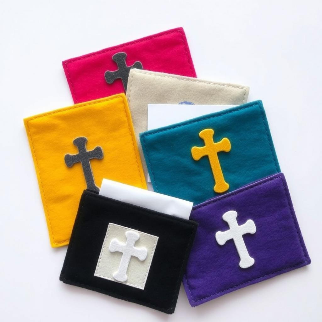 lembrancinhas para acampamento de igreja com porta-documentos