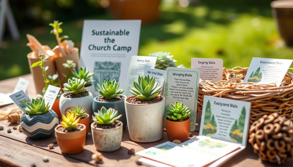 lembrancinhas para acampamento de igreja sustentáveis