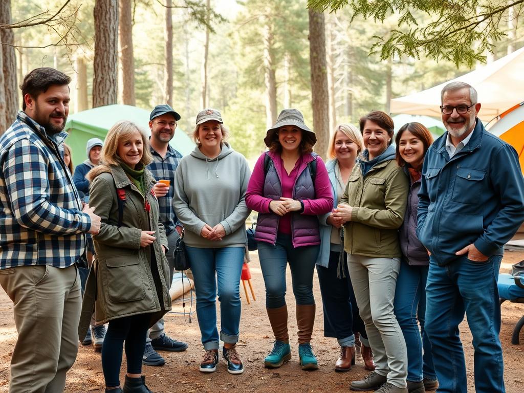 roupas para acampamento de igreja