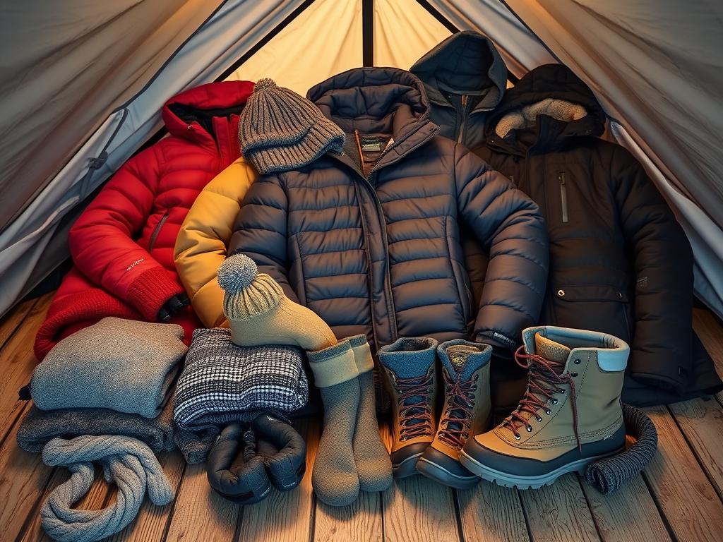 roupas para acampar no frio