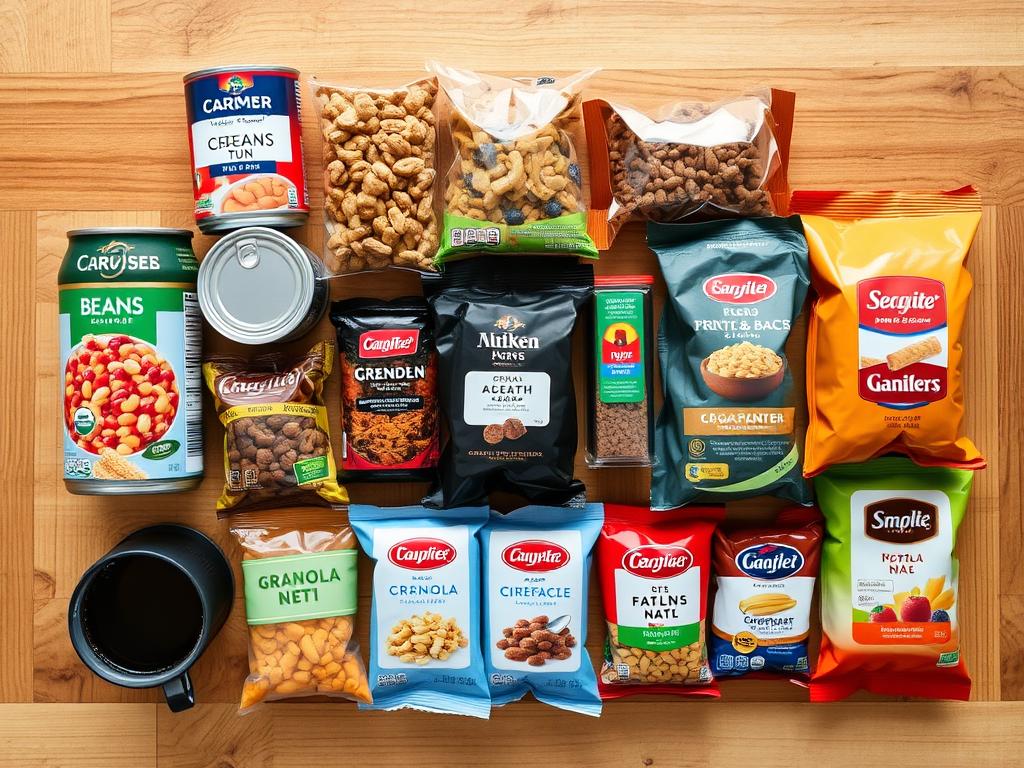 Alimentos não perecíveis ideais para levar em acampamento