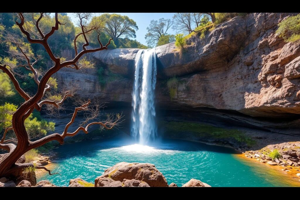 Cachoeira da Chapada dos Veadeiros, exemplo de cachoeira brasileira