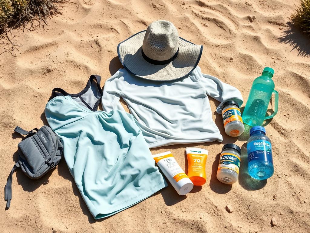 Equipamentos específicos para trilhas em clima quente