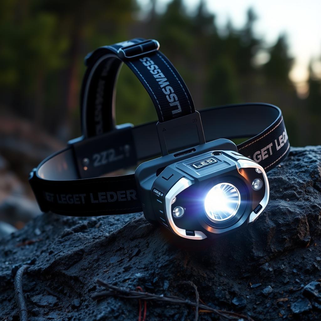 Lanterna de cabeça (headlamp) ideal para trilhas
