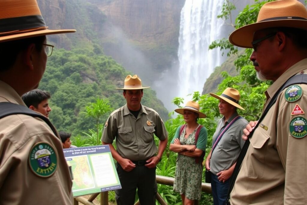 conservação ambiental na região da maior cachoeira da america do sul