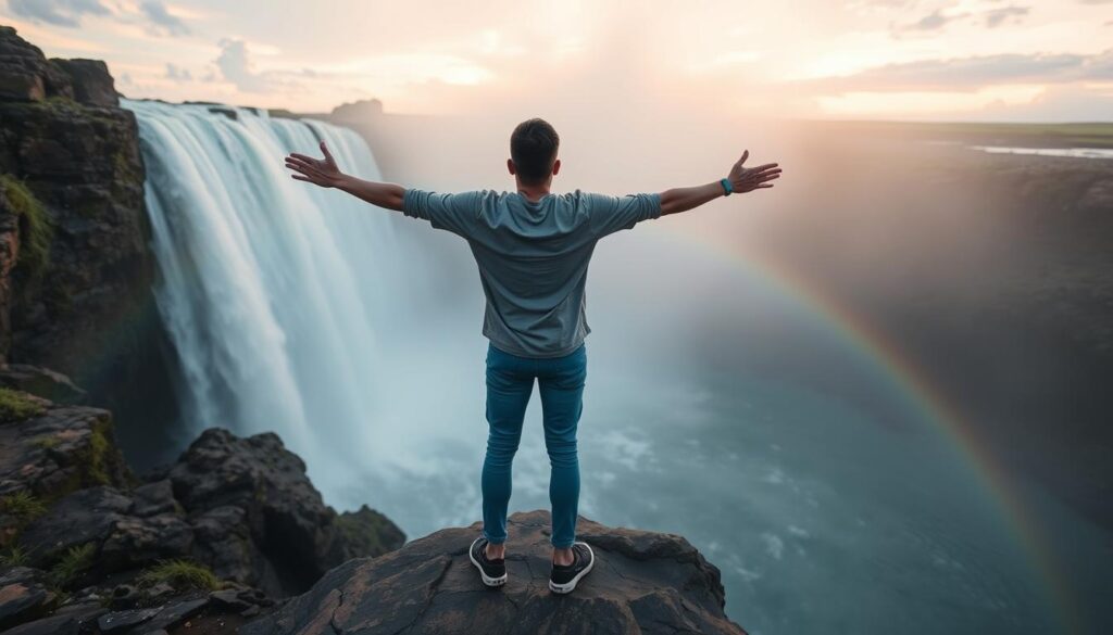 sonhar com cachoeira nos convida a fluir com as mudanças da vida