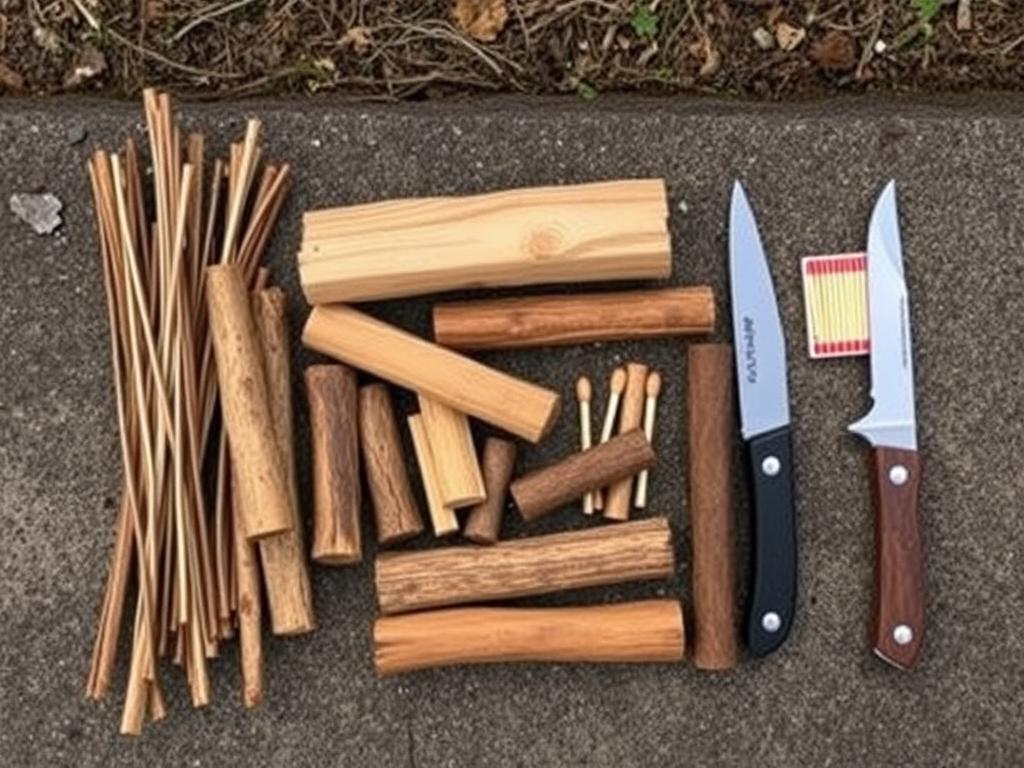 tipos de fogueiras materiais básicos