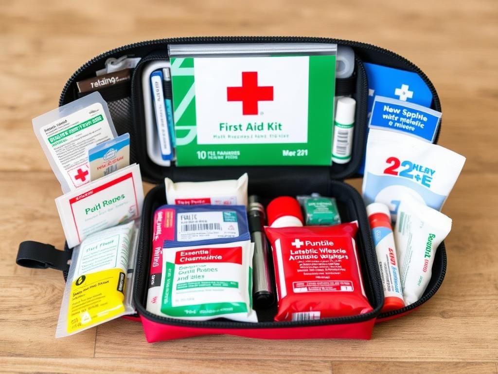 Kit de primeiros socorros compacto para trilhas