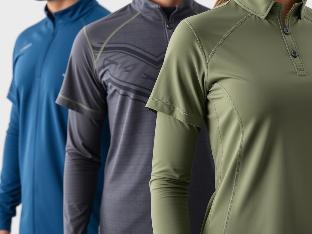 Camisetas técnicas respiráveis para trekking com proteção solar