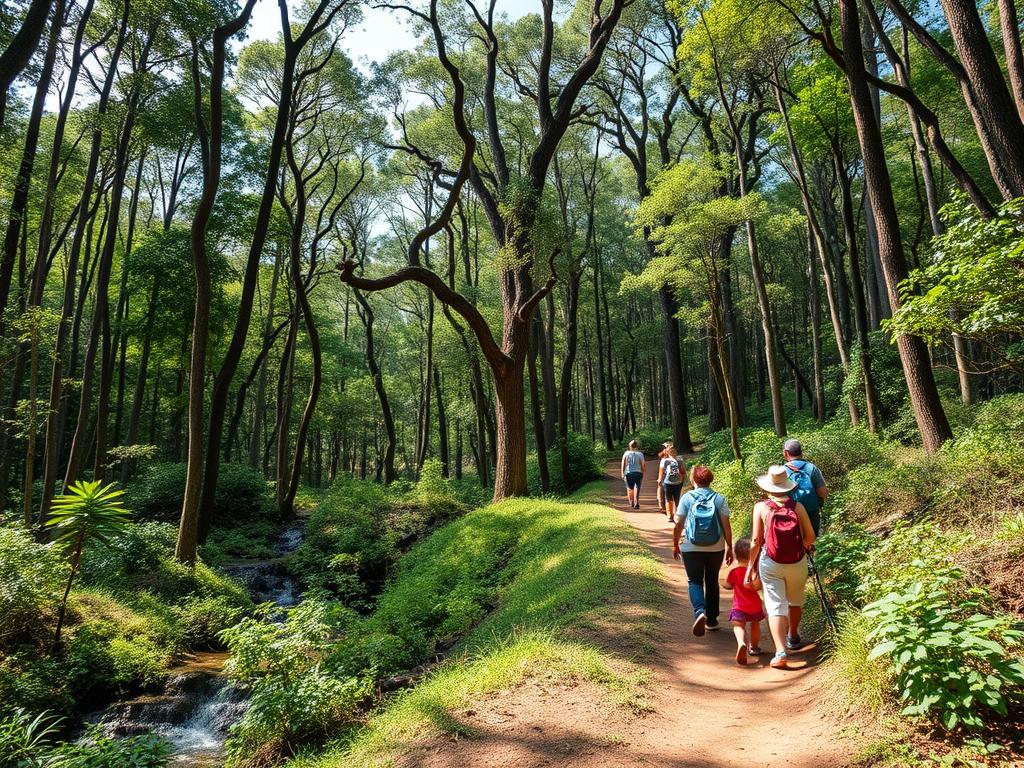 Trilha do Pai Zé no Parque Estadual do Jaraguá com vista para o Pico do Jaraguá