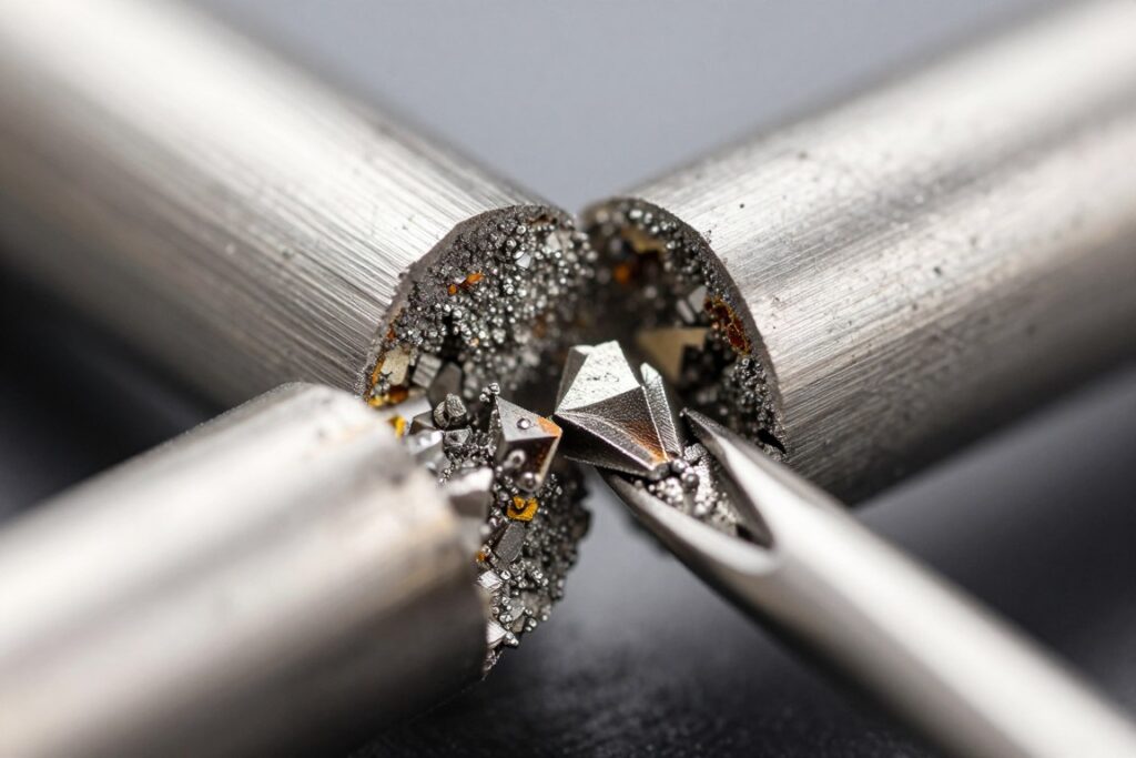 Composição interna de uma pederneira moderna de ferrocério