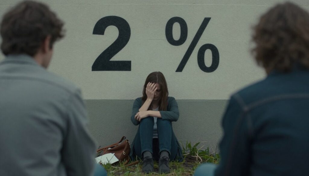 Personagens de The Leftovers lidando com as consequĂȘncias emocionais apĂłs o desaparecimento inexplicĂĄvel de parte da população mundial